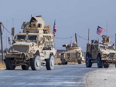 В Сирии автоколонна ВС США подверглась нападению