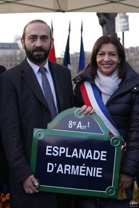 Esplanade of Armenia opens in Paris
