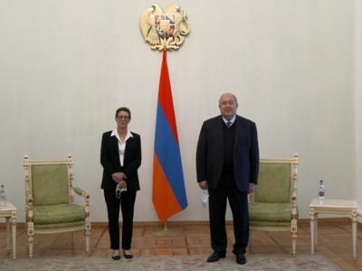 Armenia President, France ambassador discuss agenda of bilateral relations