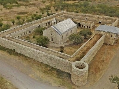 Pilgrims, Artsakh residents visit Amaras Monastery, with Russia peacekeepers’ assistance