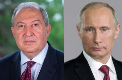 Putin to Armenia President: I am convinced our bilateral allied cooperation will continue developing next year