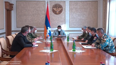 Karabakh President holds new year’s first working consultation with law enforcement agencies’ heads