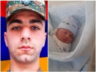 Brother of Armenia soldier killed in 44-day war is born