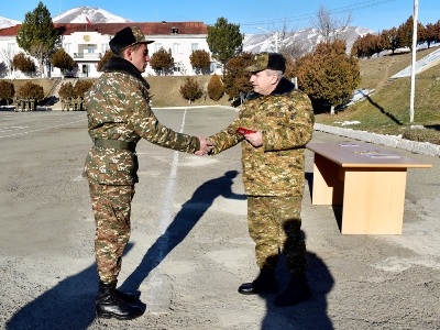 Armenian servicemen awarded state and departmental medals