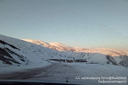 ՀՀ-ում կան փակ ճանապարհներ. Լարսի ճանապարհը բաց է բոլոր տեսակի մեքենաների համար