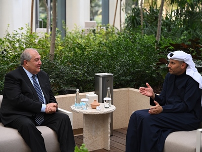 Armenian President meets with Executive Director of Mubadala Investment Company