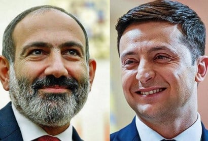 Pashinyan and Zelensky congratulate each other on 30th anniversary of diplomatic relations