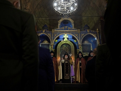 В церкви «Сурб Аствацацин» отслужен республиканский молебен в честь Дня Армянской армии