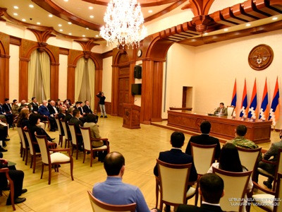 Artsakh President awards athletes, coaches