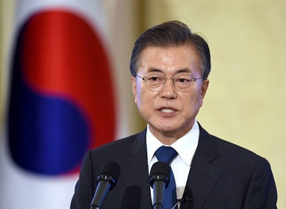 South Korean president calls on North Korea stop creating tension in region