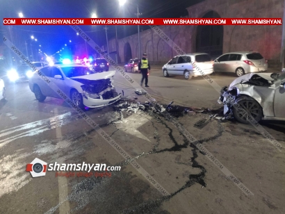 Երեւանում իրար են բախվել «Infiniti»-ն, «Opel»-ն ու «Lexus»-ը․ կան վիրավորներ