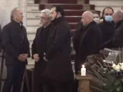 Armenia, Artsakh ex-presidents on hand at Artur Grigoryan's wake
