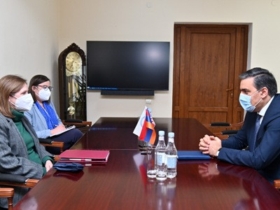Ombudsman briefs US ambassador on Azerbaijan army violations of rights of Armenia border residents