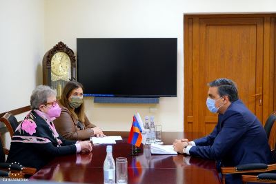 EU ambassador to Armenia thanks Ombudsman's office for cooperation