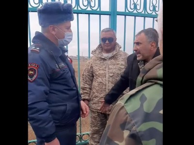 Protest staged outside Yerevan international airport