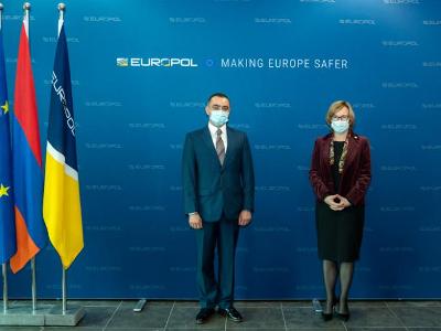 Armenia Police delegation visits Europol headquarters in The Hague