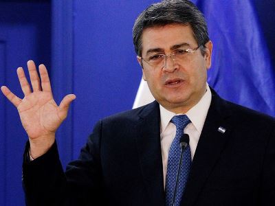 Honduras ex-President Juan Orlando Hernandez arrested on drugs charges
