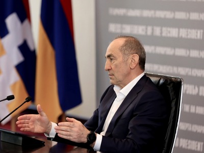 2nd President Kocharyan says he does not see ‘mirror withdrawal’ of troops without losses for Armenian side