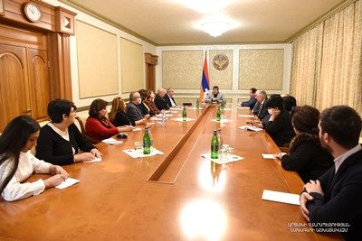 Արայիկ Հարությունյանն ընդունել է «Ի պաշտպանություն Արցախի» նախաձեռնության անդամներին