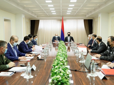 Armenia Security Council meeting takes place chaired by Pashinyan