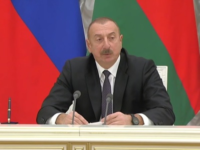 Aliyev: Withdrawal of Armenian forces from Karabakh is legal obligation of Armenia