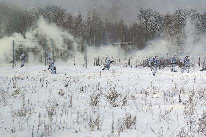 Russia military tanks moving towards Ukraine capital Kyiv
