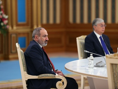 Armenia PM, premiers of other EEU countries meet with Kazakhstan President
