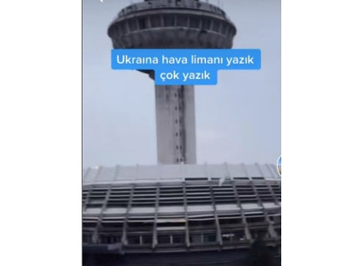 Turkish users share video of old Yerevan airport building as being bombed in Ukraine