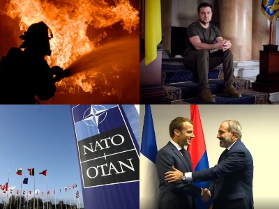 NEWS.am digest: Zelenskyy calls on NATO to help him, Macron invites Pashinyan to Paris