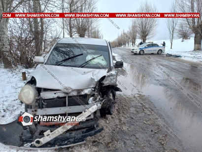 Կոտայքի մարզում բախվել են Nissan-ն ու Toyota-ն. կա 5 վիրավոր
