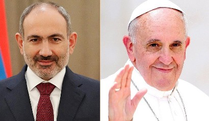 Armenian PM sends congratulatory message to Pope Francis