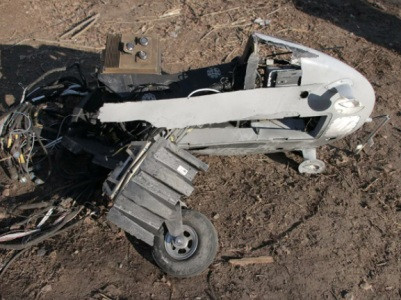 Russian defense ministry shares photos of downed Ukrainian Bayraktar