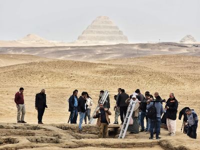 Ancient tombs with rich decorations found in Egyptian Saqqara