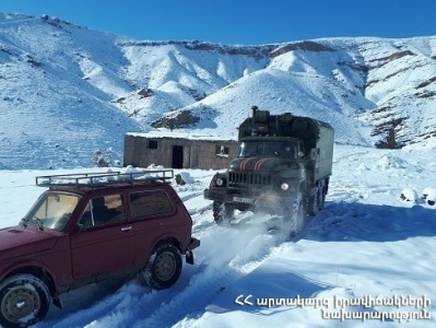 Փրկարարներն արգելափակումից դուրս են բերել 58 ավտոմեքենա, օգնություն ցուցաբերել 71 քաղաքացու