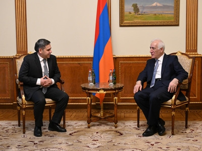 Վահագն Խաչատուրյանն ընդունել է ՀՖՖ նախագահ Արմեն Մելիքբեկյանին և փոխնախագահ Արմեն Նիկողոսյանին
