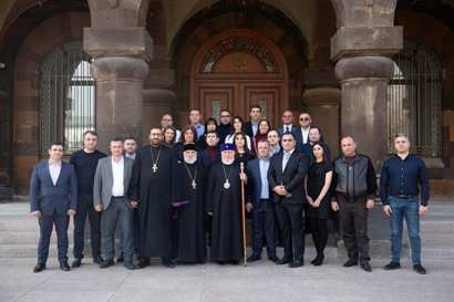Ամենայն Հայոց Կաթողիկոսն ընդունել է  ՀՀ Դատավորների միության անդամներին