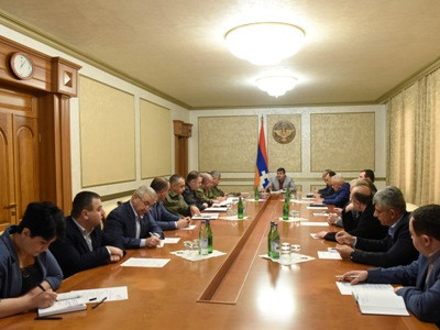 Artsakh President: We continue our efforts with Russian party to withdraw Azerbaijani troops to their initial positions