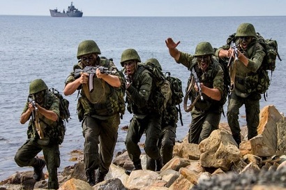 Russia navy Caspian Flotilla conducts antiterrorist exercises in Dagestan