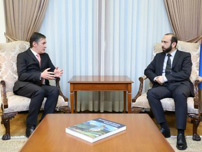 Armenia FM, OSCE Minsk Group French co-chair discusses situation around Parukh village of Karabakh