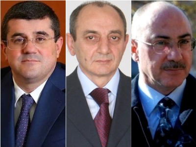 Artsakh President meets second and third Presidents of Artsakh