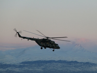 Russia air force conducts training flights in Armenia
