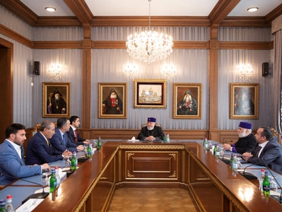 Ամենայն Հայոց Կաթողիկոսն ընդունել է Հորդանանի Սենատի պատվիրակությանը