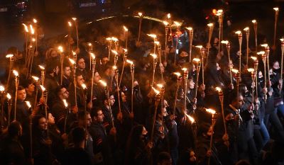 Traditional torchlight procession kicking off at Yerevan Republic Square (PHOTOS)