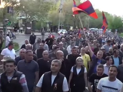 Artur Vanetsyan and his supporters are conducting information campaign in Yerevan