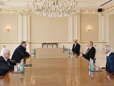 Azerbaijan president receives Russia deputy PM