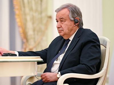 UN Secretary-General arrives in Ukraine