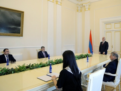 Նախագահական նստավայրում տեղի է ունեցել 9 դատավորների երդման արարողություն