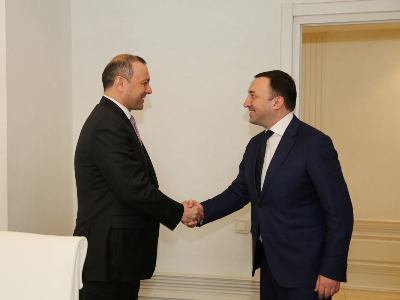 Armenia Security Council chief briefs Georgia PM on Karabakh conflict settlement process