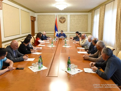 Արցախի նախագահն ընդունել է «Արցախի փրկություն» շարժման մի խումբ անդամների