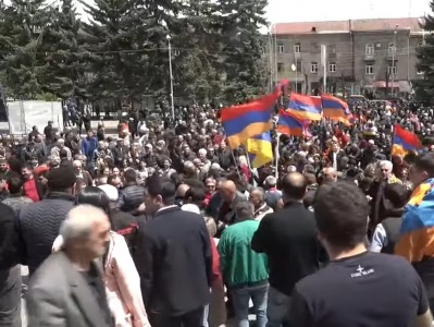 Rally of Resistance Movement in Gyumri